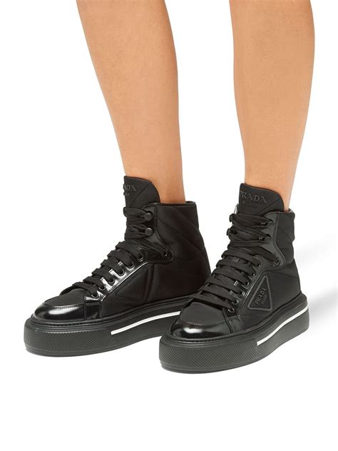 prada high top sneakers women's.